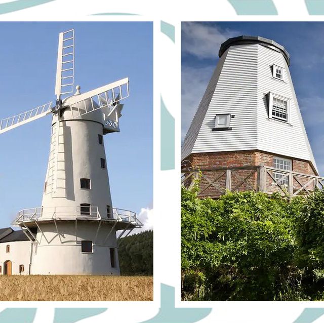 windmill, uk, airbnb