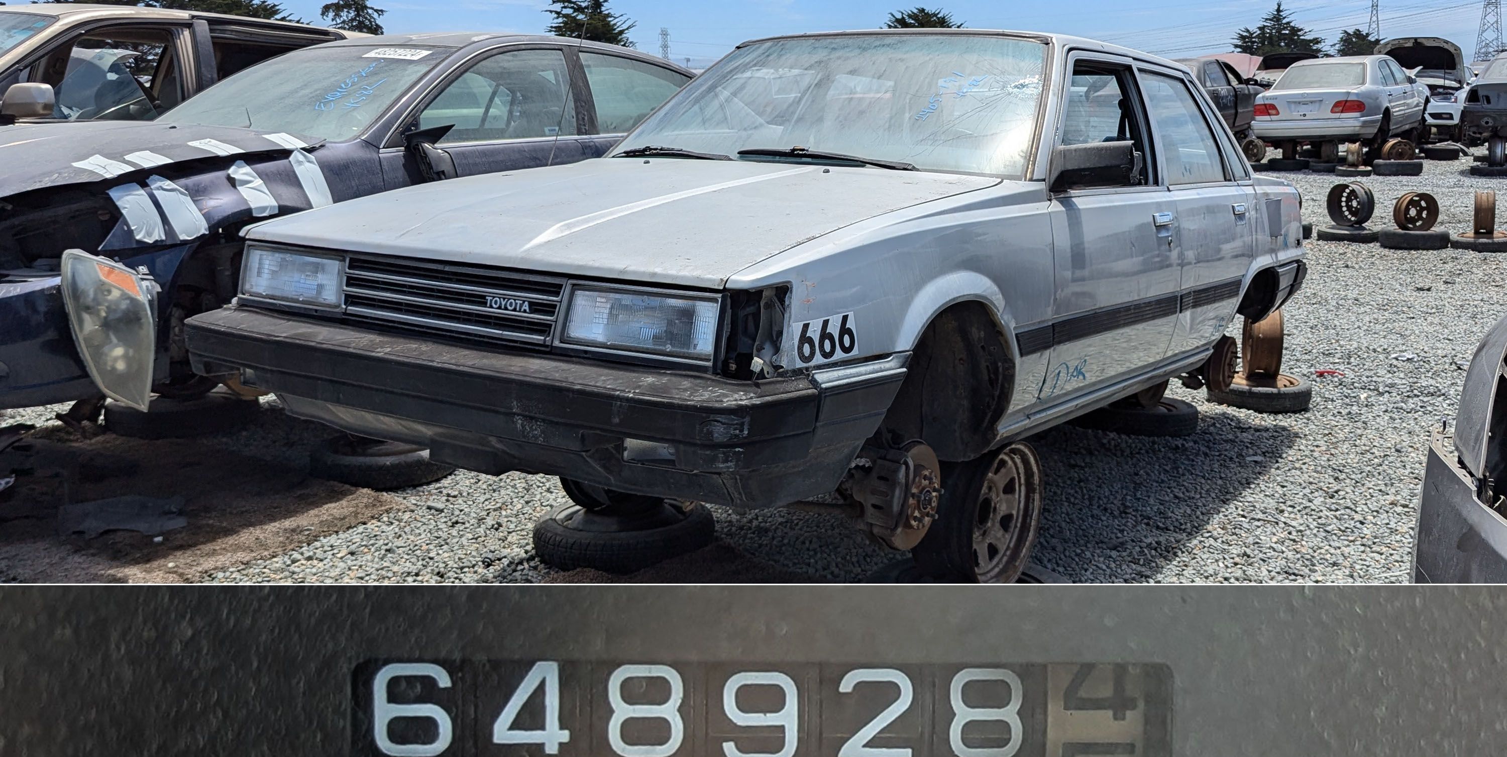 1985 Toyota Camry with 648k Miles Is Junkyard Treasure in California