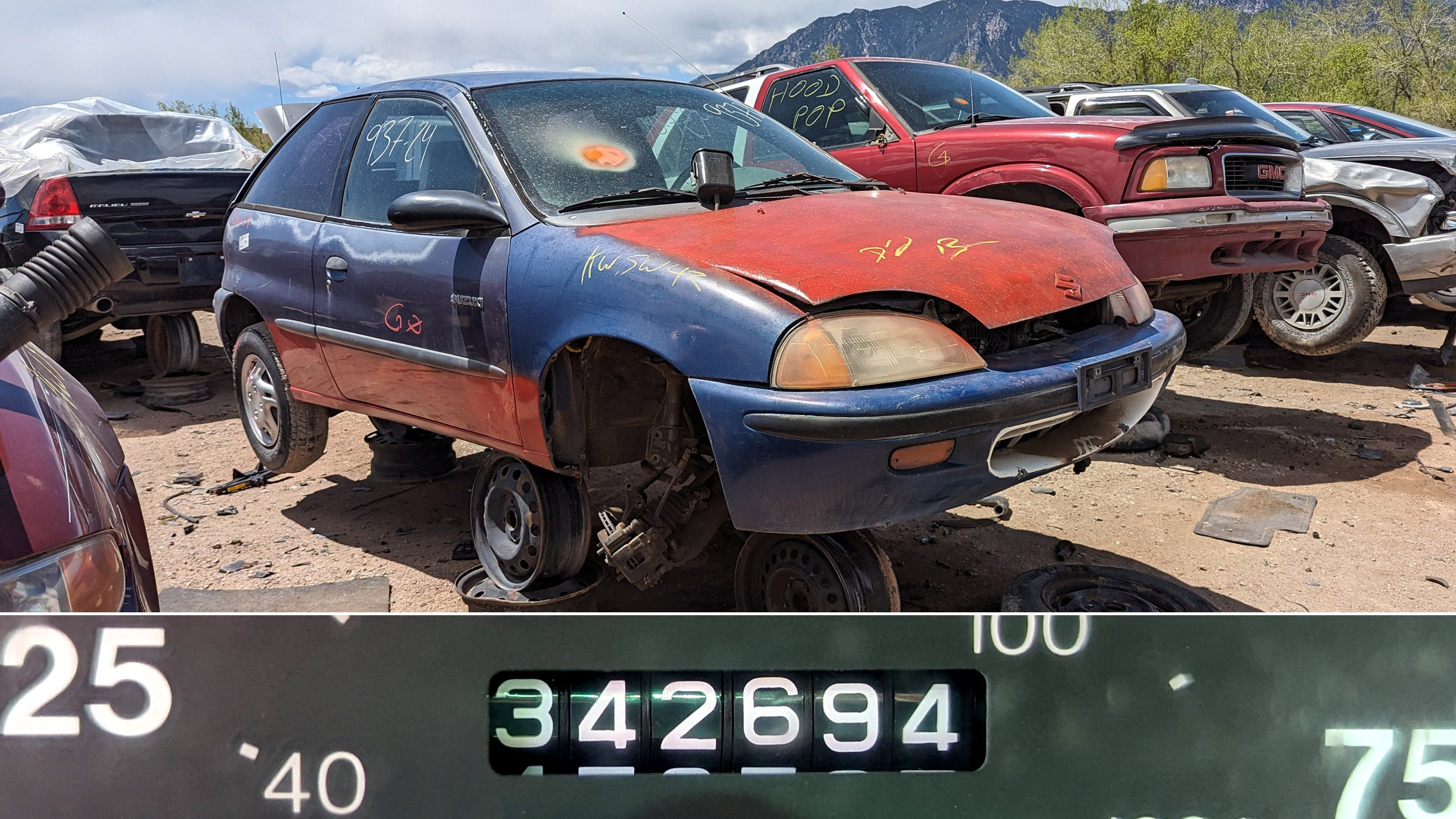 1997 Geo Metro LSi Hatchback with 342,694 Miles Is Junkyard Treasure