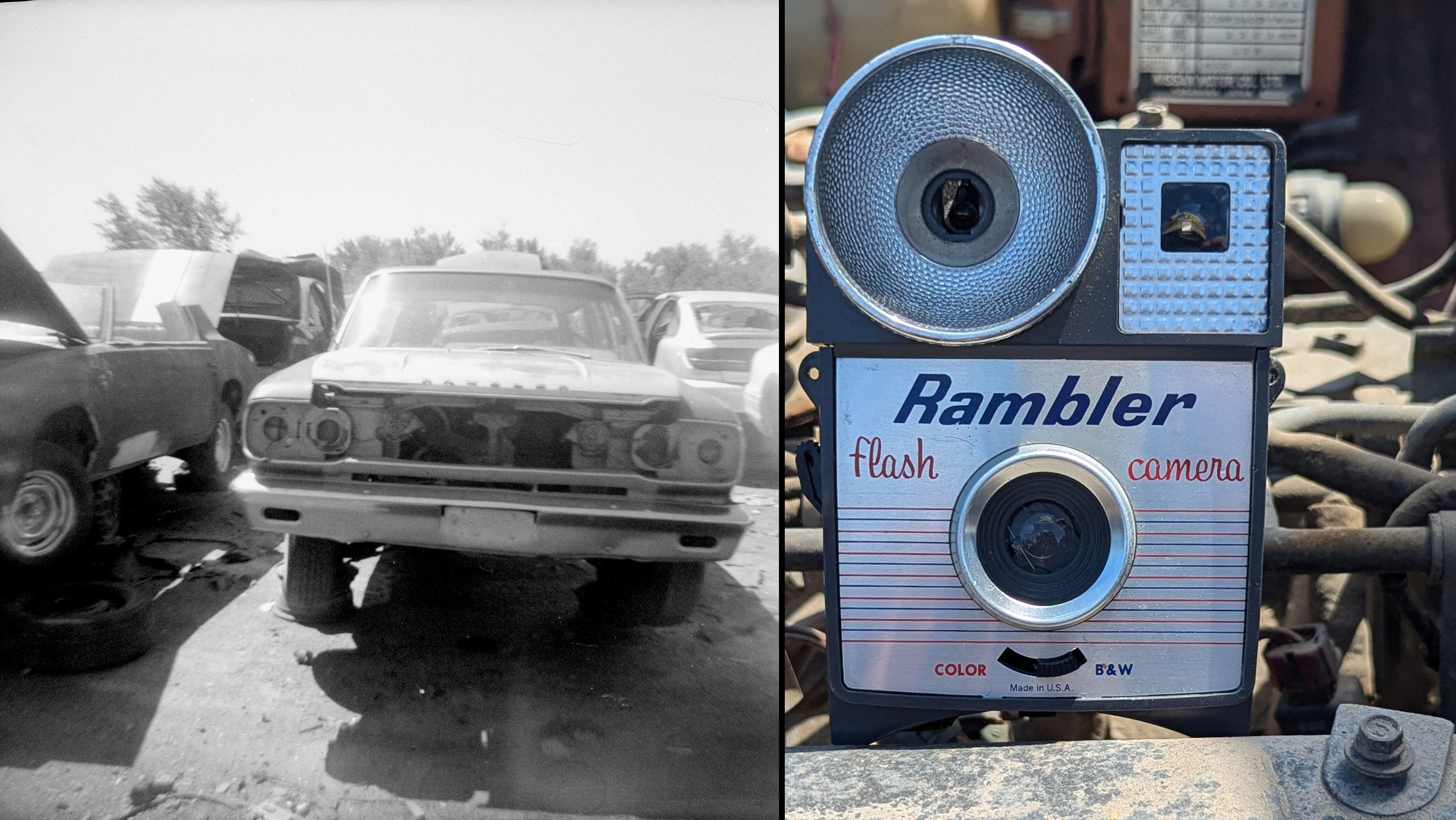 1960s Rambler Cars Photographed with a 1960s Rambler Camera