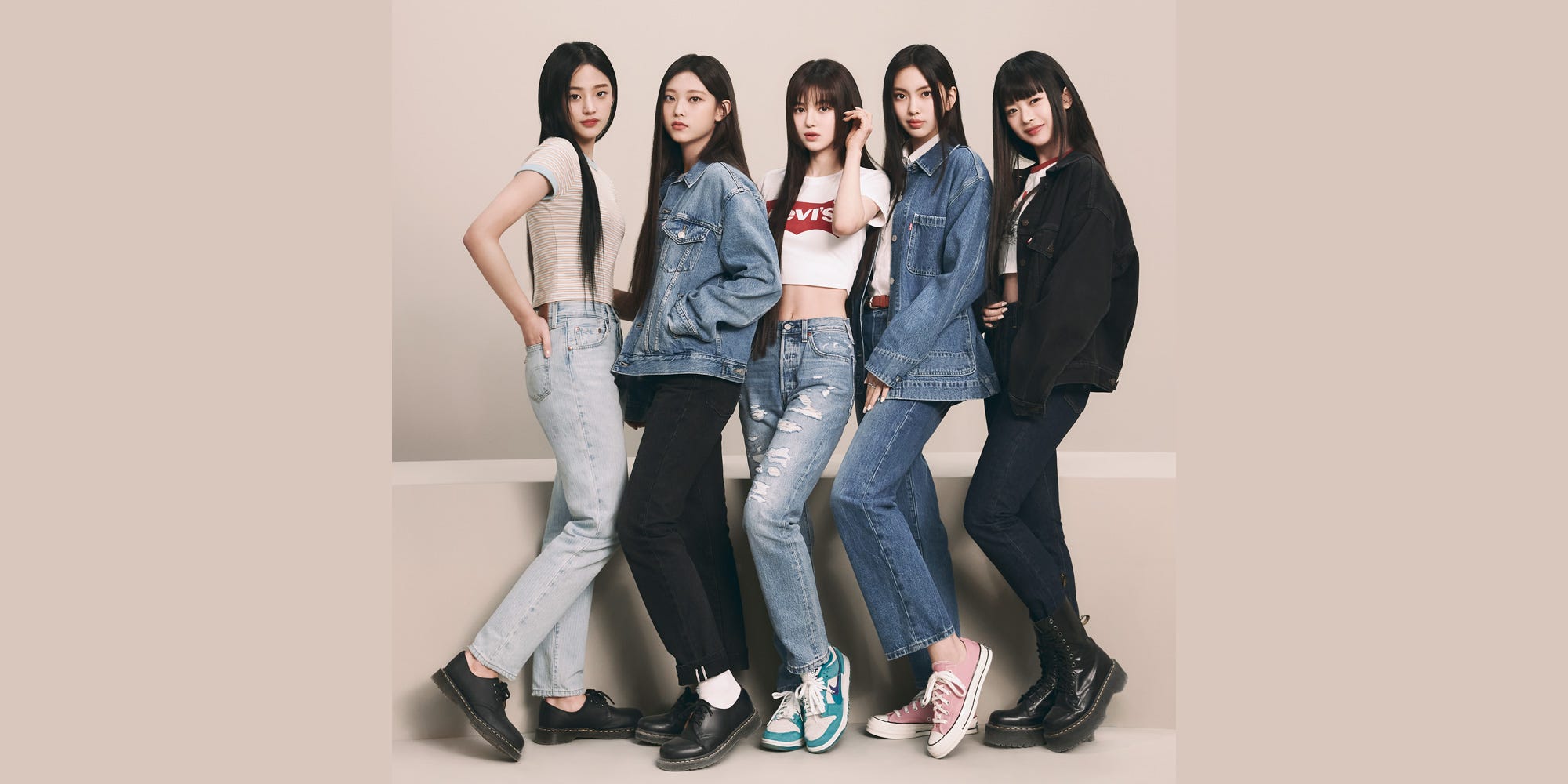 ニュージーンズ（NewJeans）が「リーバイス®」のグローバルアンバサダーに就任！｜ファッション｜ELLE［エル デジタル］