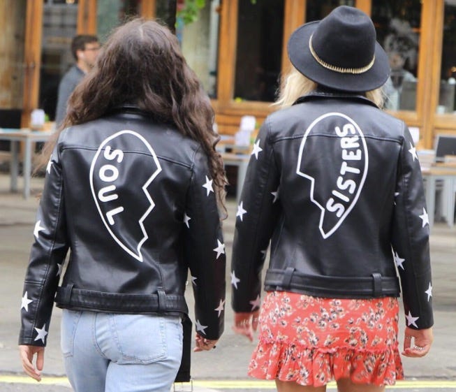 Topshop is selling friendship leather jackets