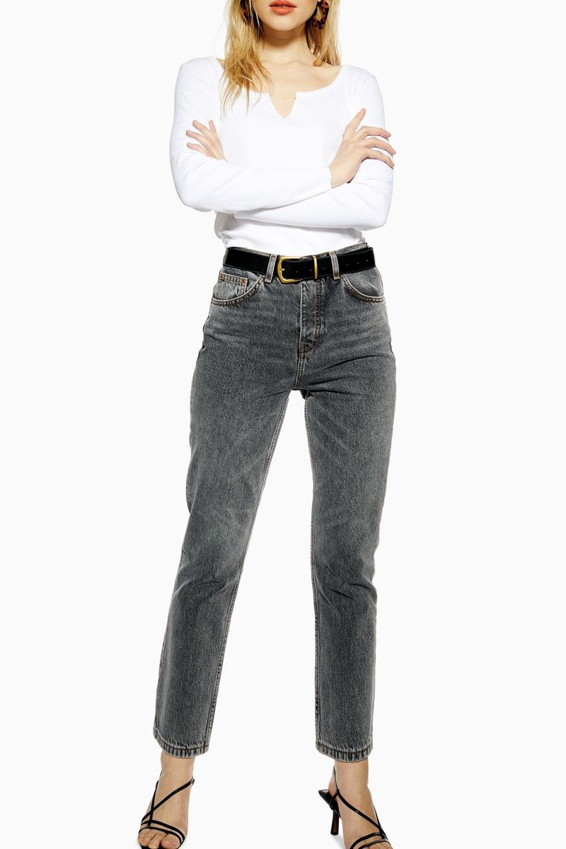 high waisted boyfriend jeans topshop