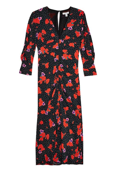 Lorraine Kelly's floral Topshop midi dress is the perfect new year buy