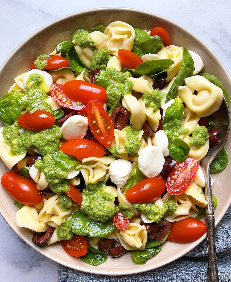 15 Easy Tortellini Recipes Quick Recipes Using Tortellini   Tortellini Recipes Basil Pesto Tortellini Pasta Salad 1647885549 