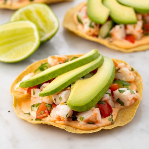 tortilla ceviche garnalen tortilla ceviche garnalen