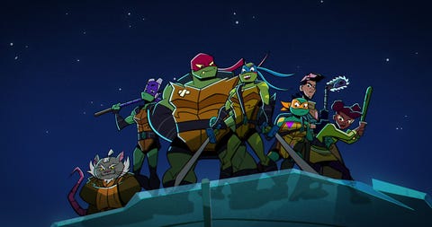 ninja turtles animation 2022