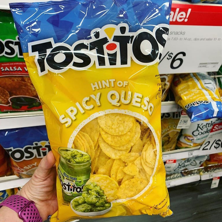 tostitos chips spicy queso