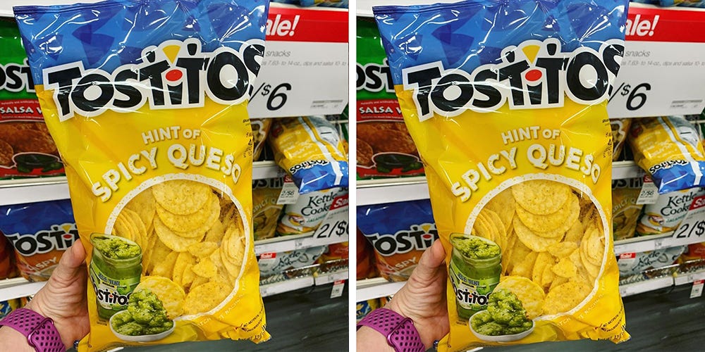 tostitos chips spicy queso