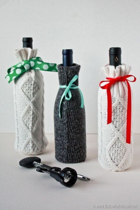 sweater for wine bottles