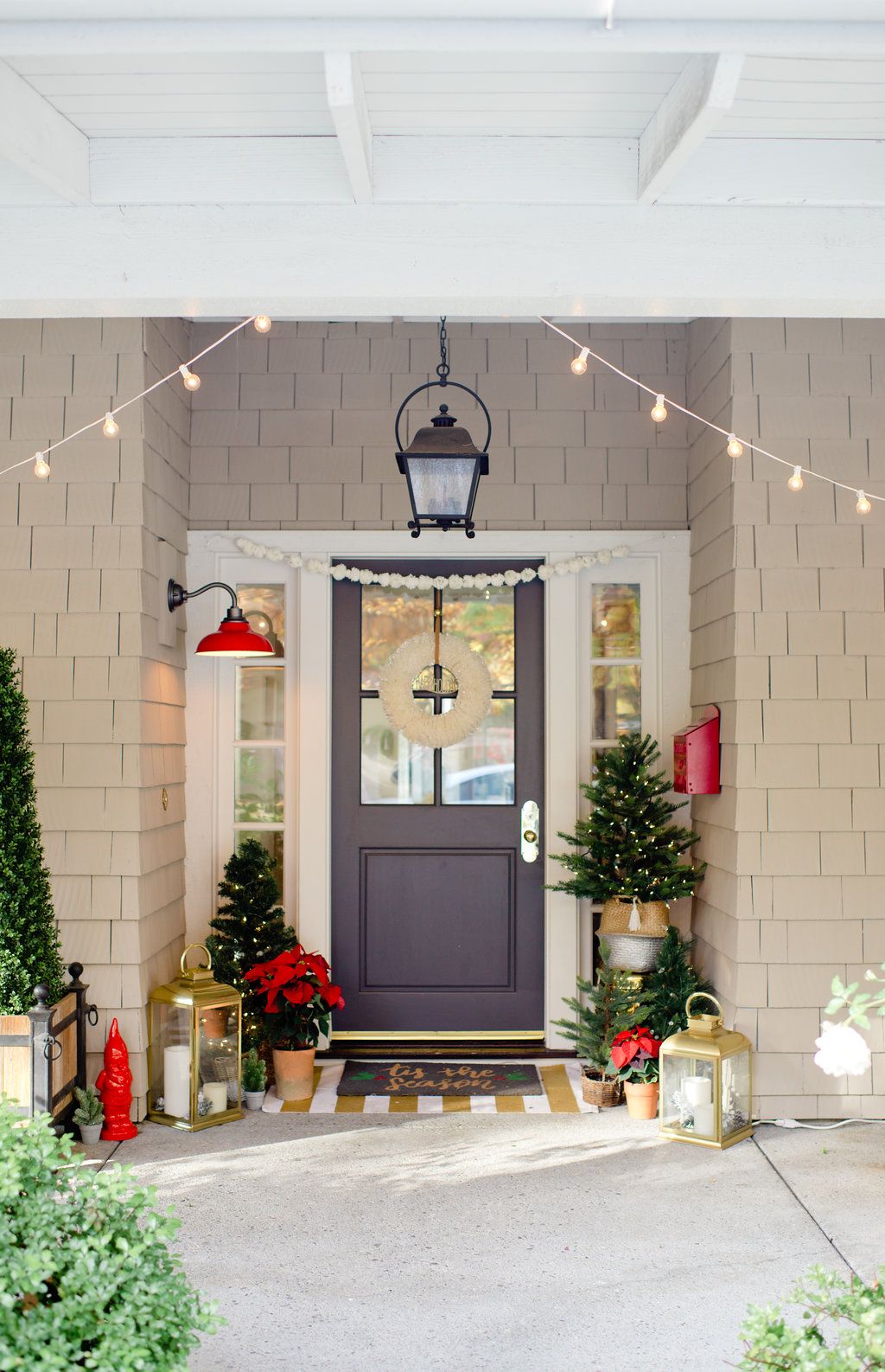 christmas porch lanterns