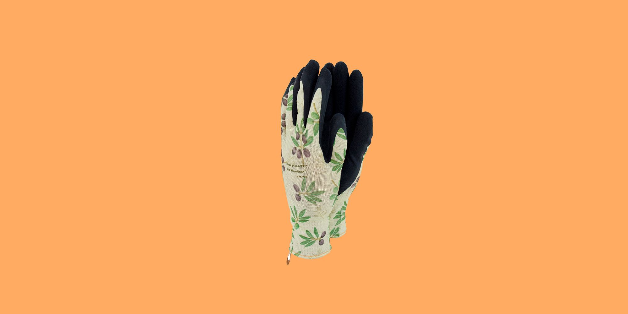 Medium Town & Country Master Gardener Gloves Aubergine Double Coated Latex 