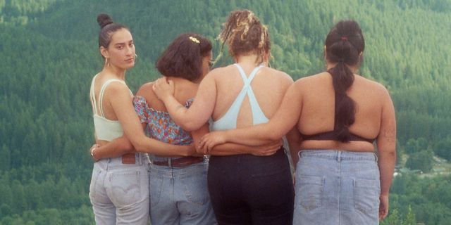 a group of female friends