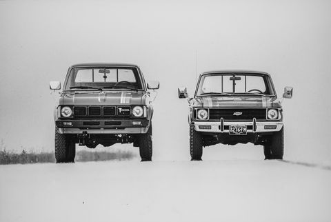 1979 toyota 4wd pickup, 1979 chevrolet luv pickup