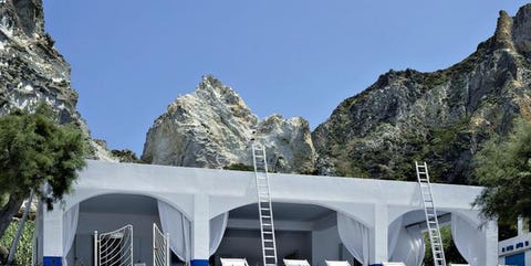 La casa di Alda Fendi a Palmarola La casa di Alda Fendi a Palmarola