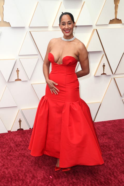 tracee ellis ross 2022 oscars red carpet