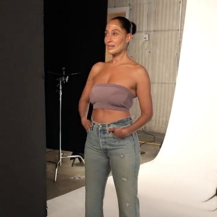 Tracee Ellis Ross Shows Off Toned Abs In Topless Instagram Video Tracee ell...