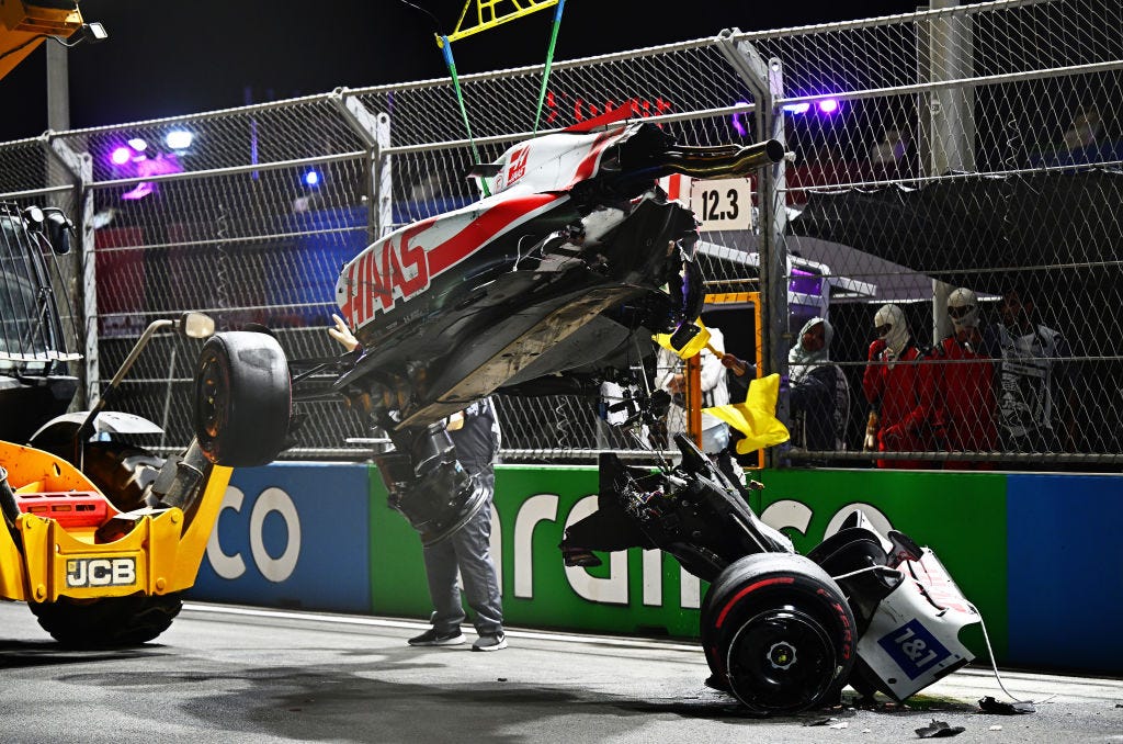 How Formula 1 Teams Put a Car Back Together after a Crash