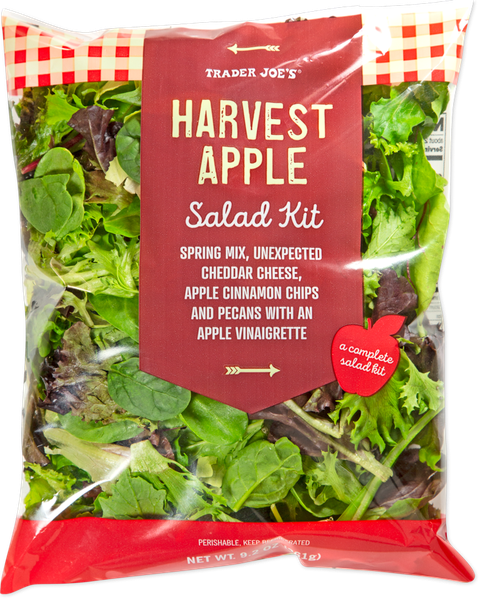 trader joe’s harvest apple salad kit