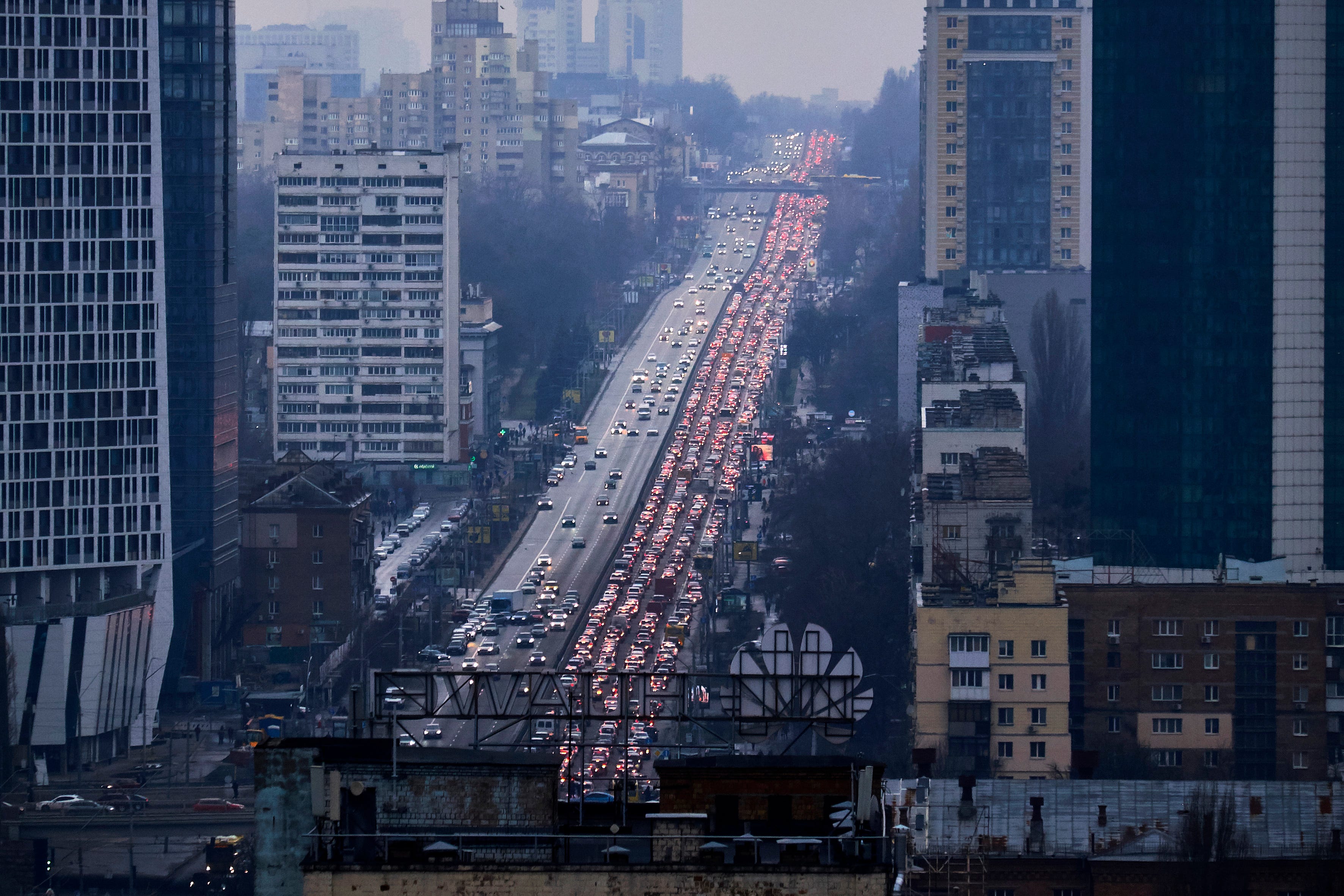 The Air Raid Sirens Were Wailing in Kiev