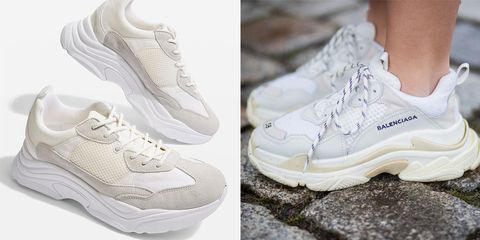 Topshop has restocked their sell-out 'ugly' Balenciaga dupe trainers