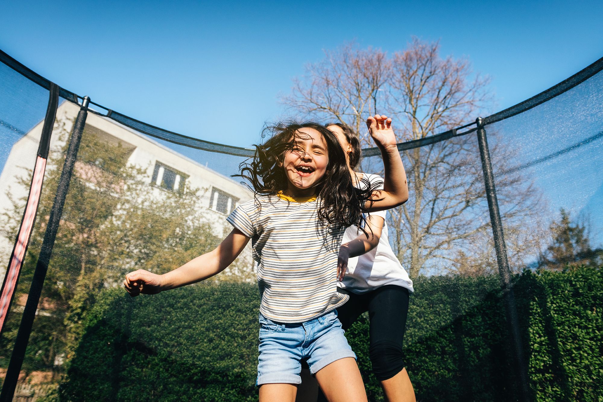 a net for a trampoline