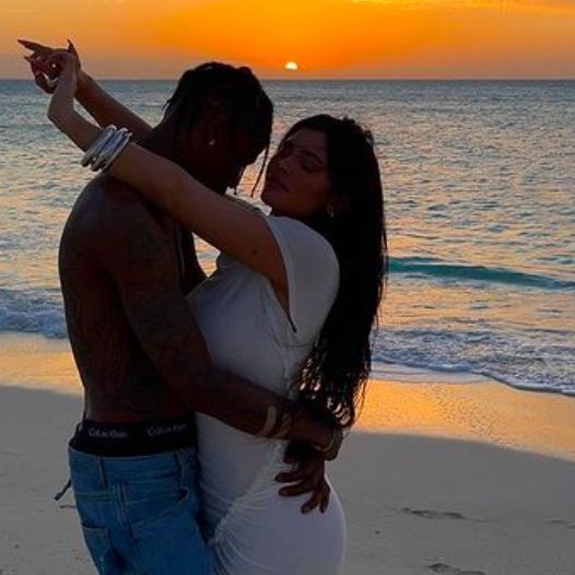 Travis Scott Just Shared a Completely Naked Photo of Kylie Jenner