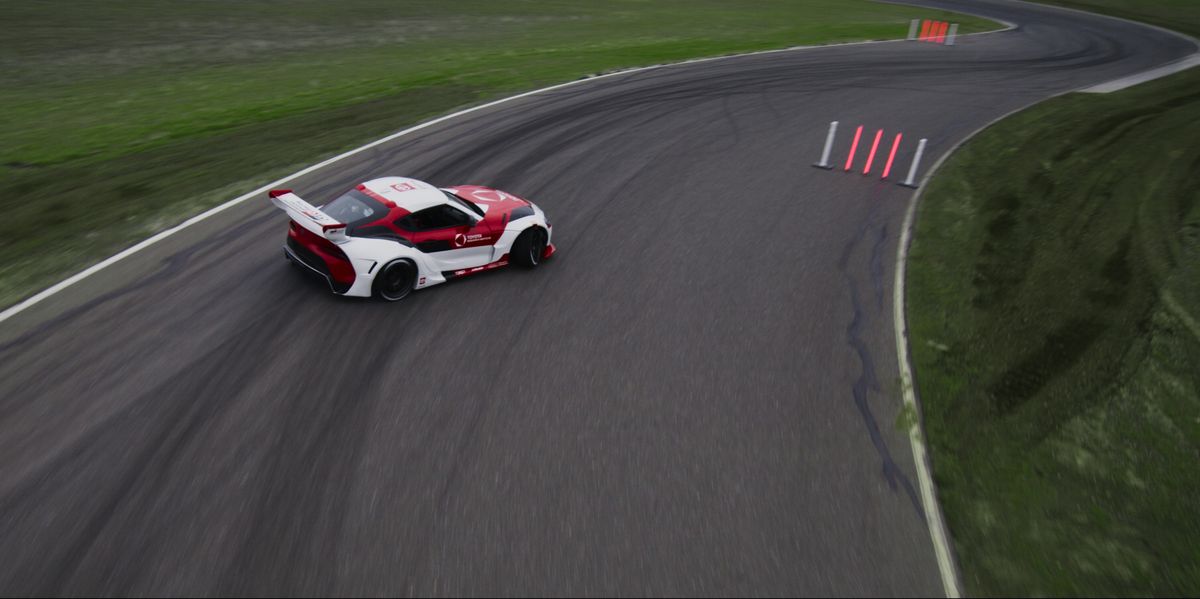 Toyota Makes a Supra Drift All By Itself
