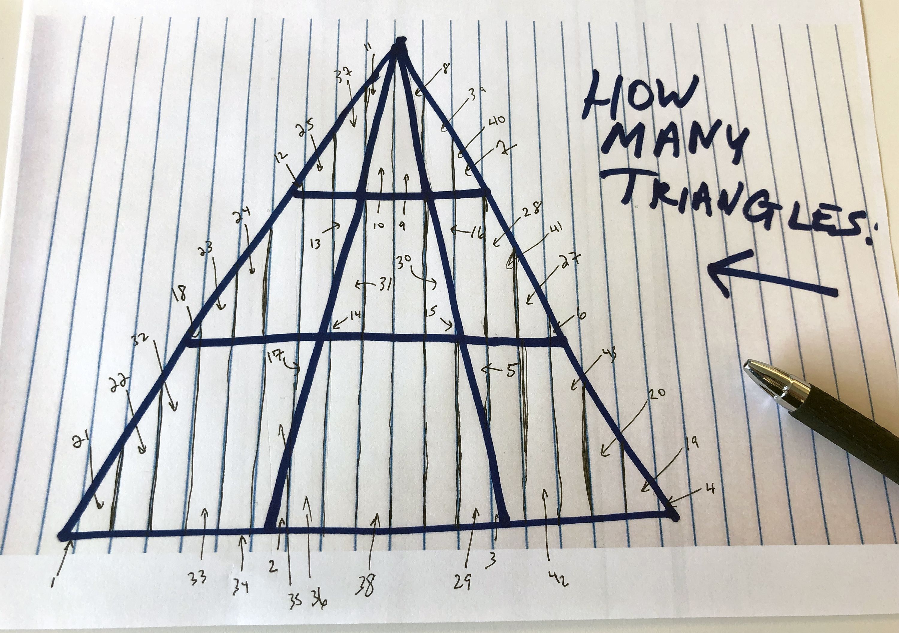How many triangles are there. Смотреть фото How many triangles are there. Смотреть картинку How many triangles are there. Картинка про How many triangles are there. Фото How many triangles are there
