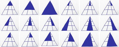 Triángulo, Triángulo, Línea, Azul eléctrico, Cono, Vela, Simetría, 