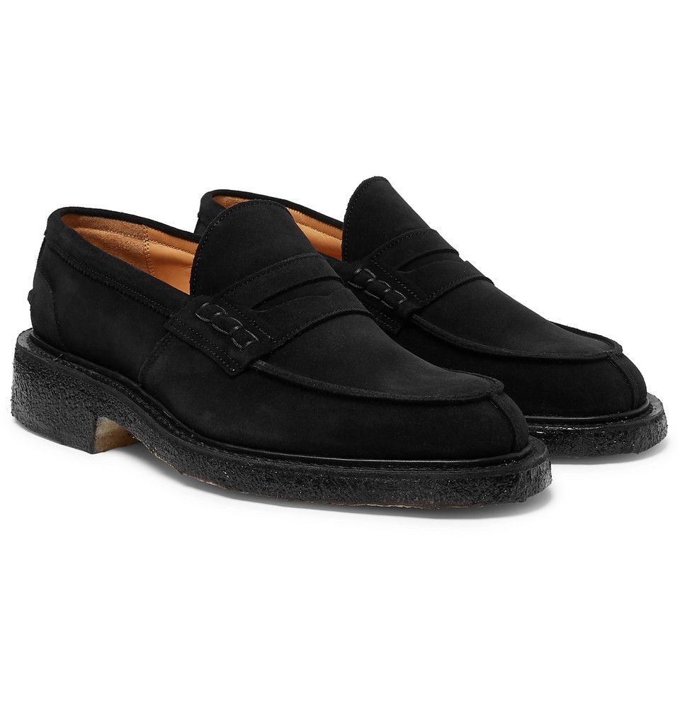 suede mens penny loafers