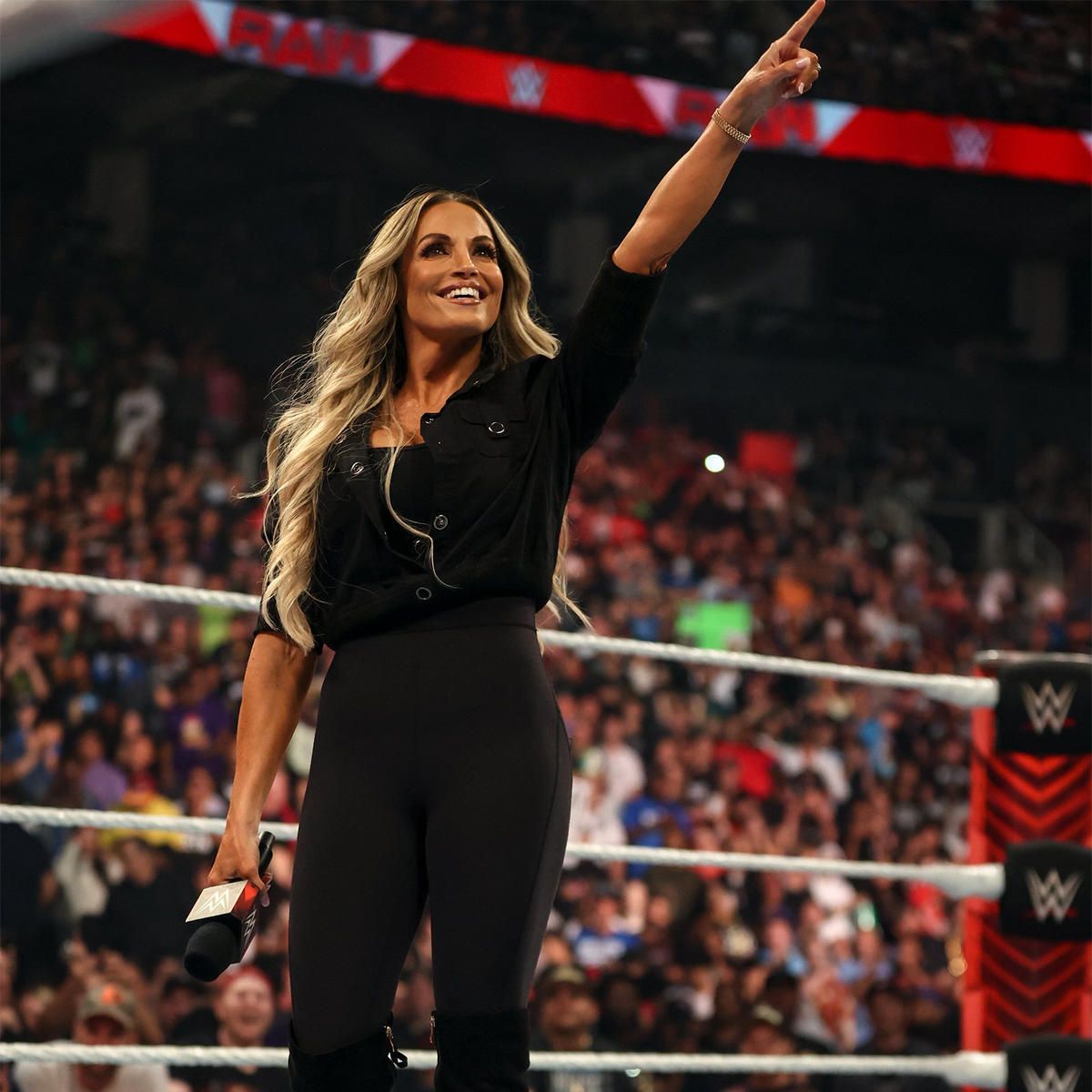 Trish Stratus Returns To WWE On Raw And Gets Cardi B's Attention