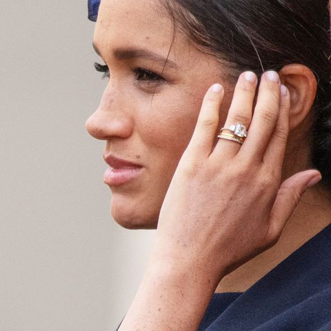 See Meghan Markle S Newly Redesigned Engagement Ring In Photos