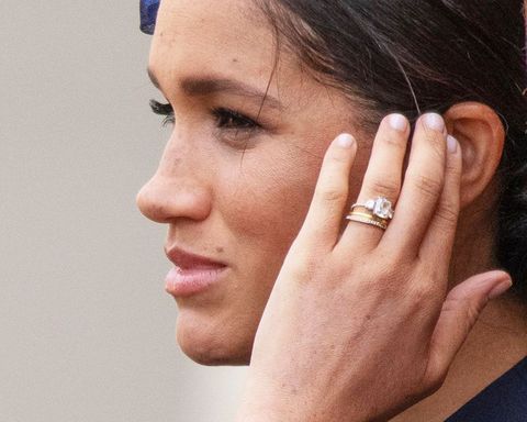 See Meghan Markle's Newly Redesigned Engagement Ring in Photos