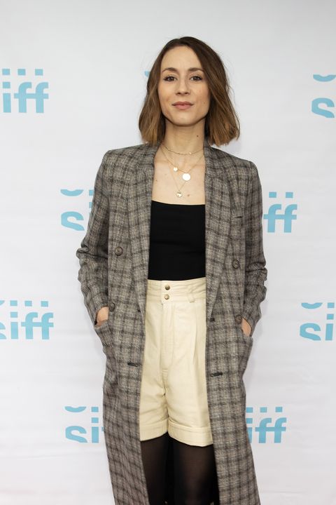 seattle, washington april 20 actress troian bellisario arrives at the world premiere of the film doula during the seattle international film festival at siff uptown theatre on april 20, 2022 in seattle, washington photo by mat haywardgetty images