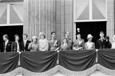 Princess Diana's First Trooping the Colour With Prince Charles Was ...