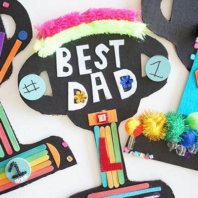 best dad trophy father's day craft