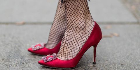 Footwear, High heels, Red, Street fashion, Shoe, Leg, Ankle, Fashion, Pink, Joint, 