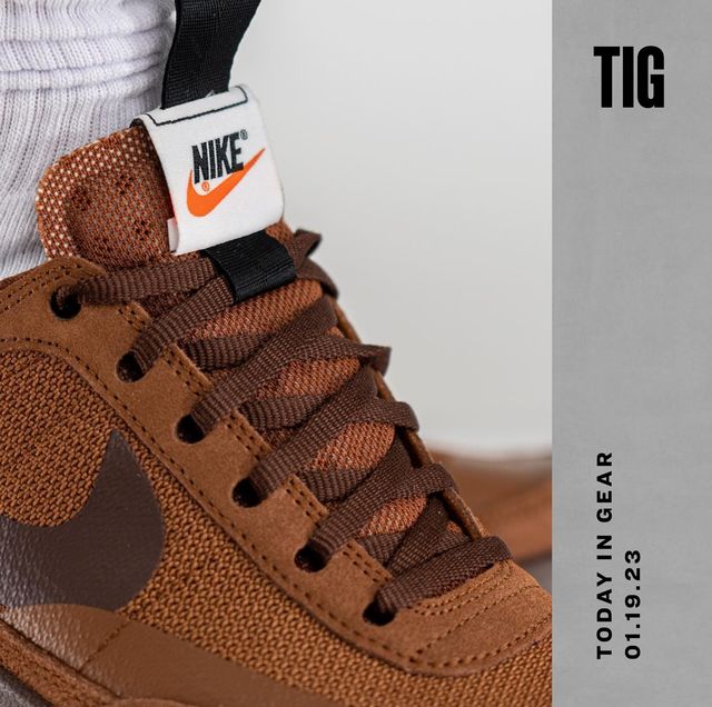 today in gear january 19 2023 brown tom sachs x nike gps sneaker