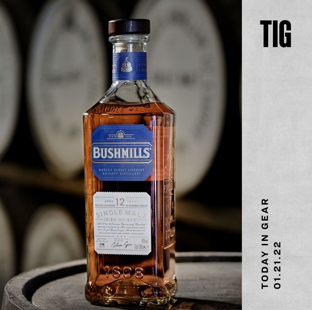 today in gear january 21 features bushmill's 12 year single malt whiskey