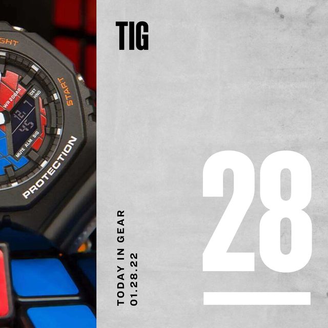 today in gear january 28, 2022 g shock and rubiks cube