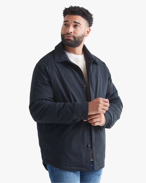 duer’s weightless insulated shirt jacket
