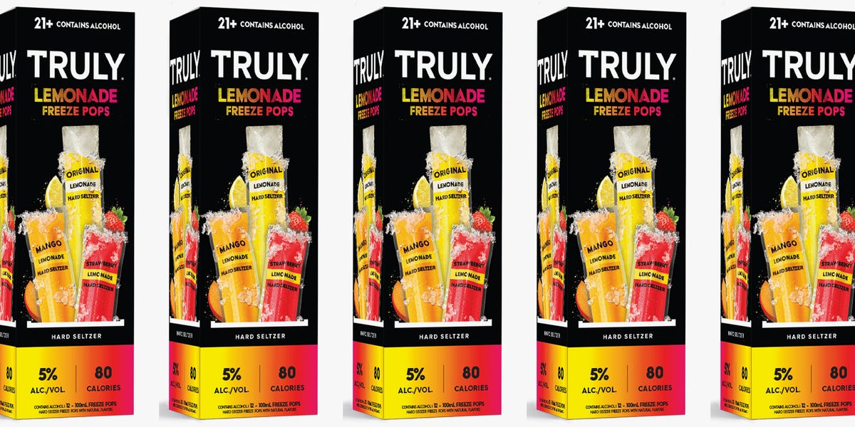 Truly Hard Seltzer Has Turned Its Lemonade Flavors Into Boozy Ice Pops