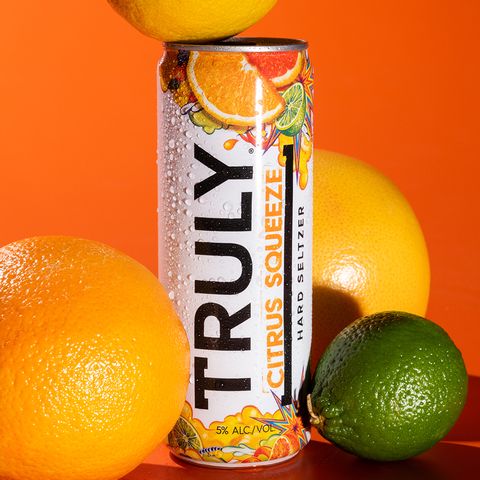 truly hard seltzer citrus squeeze