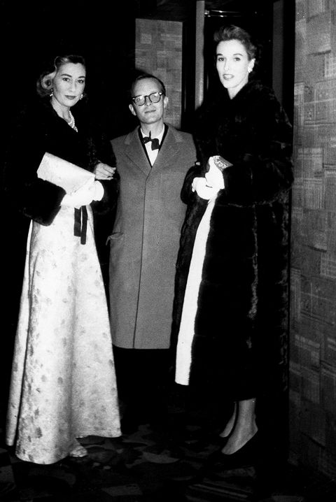 gloria guinness, truman capote y babe paley