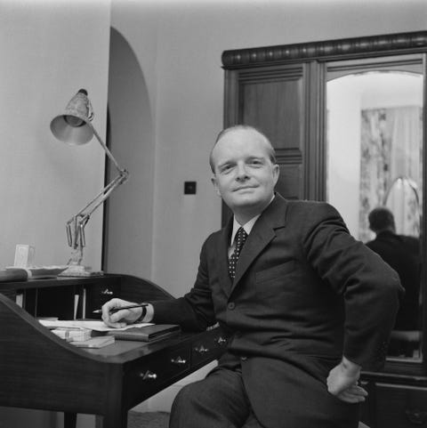 american novelist truman capote 1924   1984, uk, 9th march 1966 photo by evening standardhulton archivegetty images