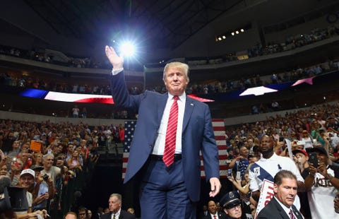 Donald Trump Holds Campaign Rally In Dallas