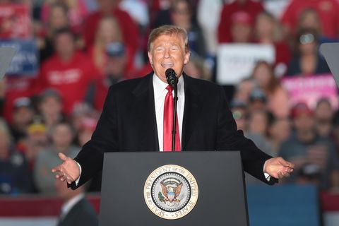 Donald Trump Holds MAGA Campaign Rally In Southern Illinois Ahead Of Midterm Elections