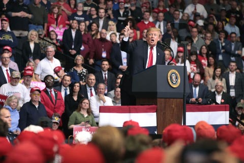 Donald Trump Holds MAGA Rally In Grand Rapids, Michigan