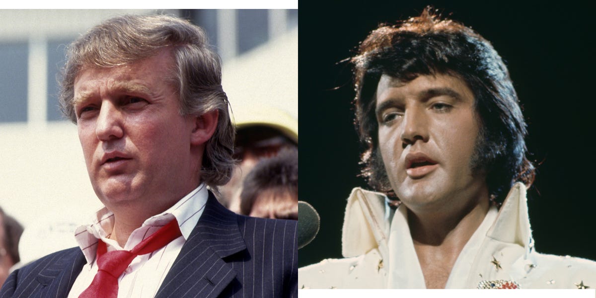 Donald Trump Thinks He Looked Like Elvis He Did Not Heres What He